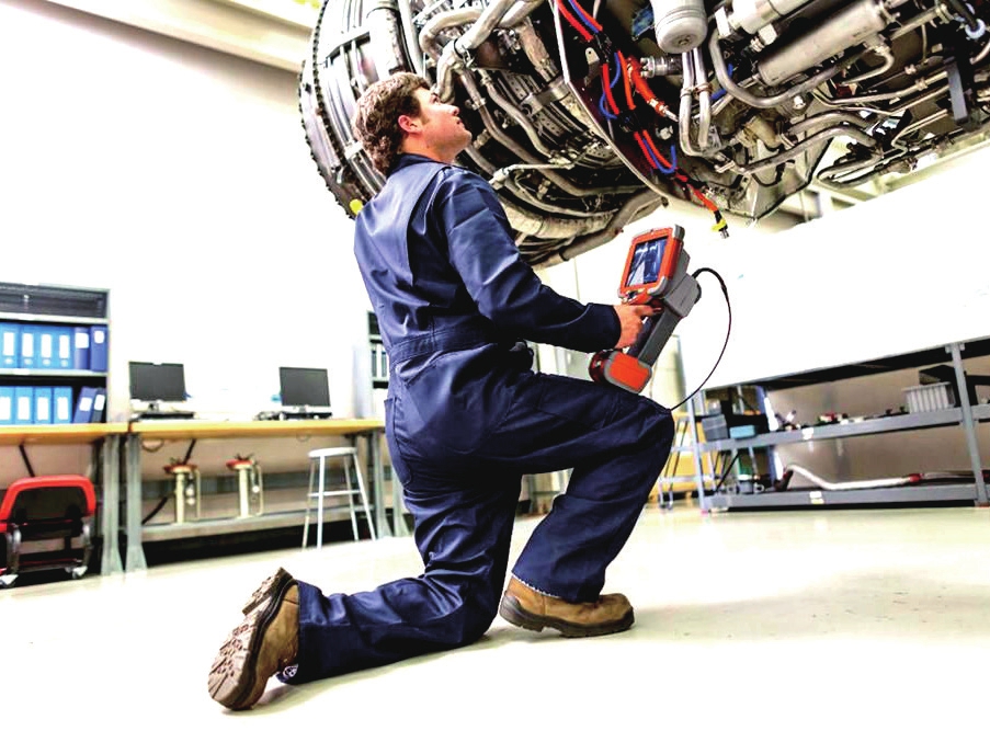 韋林工業內窺鏡是民航飛機航線維修的重要工具 韋林工業內窺鏡是民航飛機航線維修的重要工具